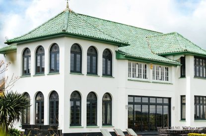 The exterior of Christie Mansion, Isle of Wight