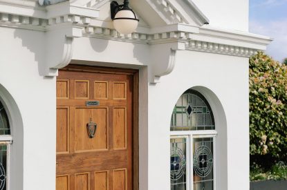 The exterior of Christie Mansion, Isle of Wight