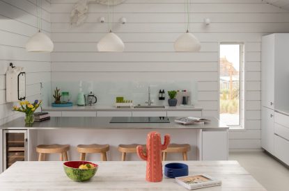 The kitchen at Duna, Cornwall