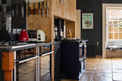 The kitchen at Flax Manor, Somerset