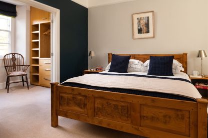 A bedroom at Flax Manor, Somersetv