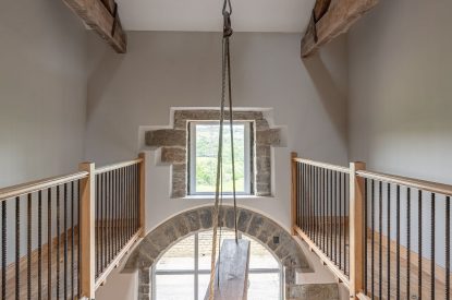 The hallway at Meadow Barn, Yorkshire