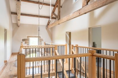 The hallway at Meadow Barn, Yorkshire