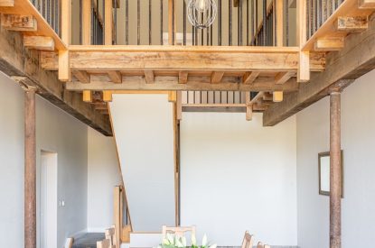 The dining room at Meadow Barn, Yorkshire