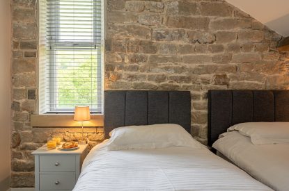 A bedroom at Meadow Barn, Yorkshire