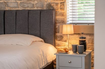 A bedroom at Meadow Barn, Yorkshire