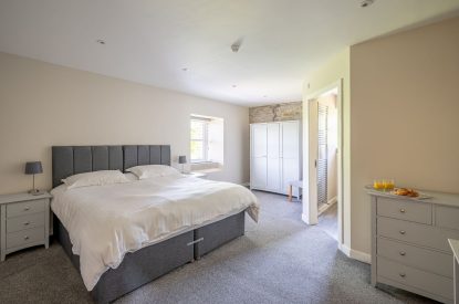 A bedroom at Meadow Barn, Yorkshire