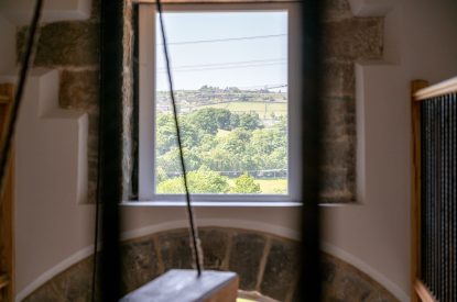 The countryside view from Meadow Barn, Yorkshire