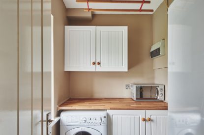 A utility room at Limestone Barn, Peak District