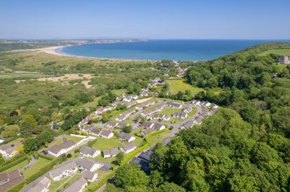 The sea view from Ty Seren, Gower