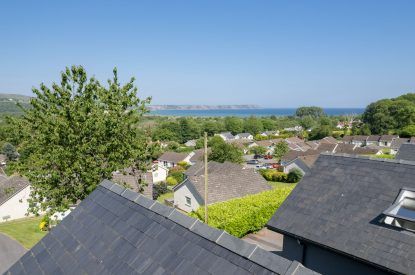 The sea view from Ty Seren, Gower