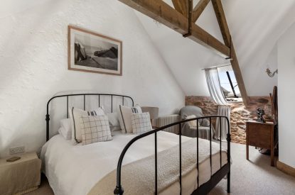 A bedroom at Chapel Cottage, Pembrokeshire