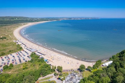The beach next to Teacher's Cottage, Gower