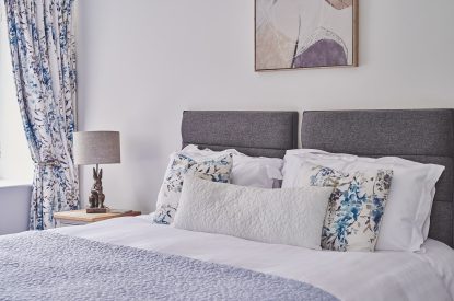 A double bedroom at The Laundry House, Scottish Borders
