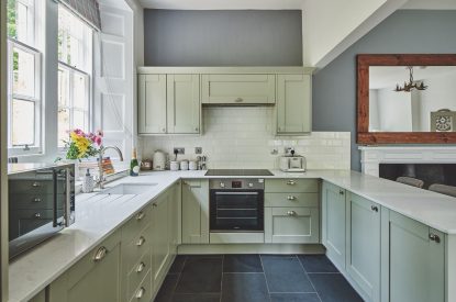 The kitchen at The Laundry House, Scottish Borders