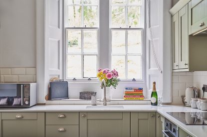 The kitchen at The Laundry House, Scottish Borders