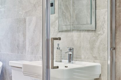 A bathroom at Bonnie Brae, Scottish Borders