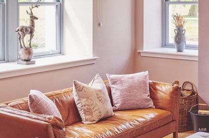 The living room at Bonnie Brae, Scottish Borders