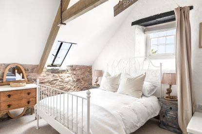 A double bedroom at Chapel Cottage, Pembrokeshire