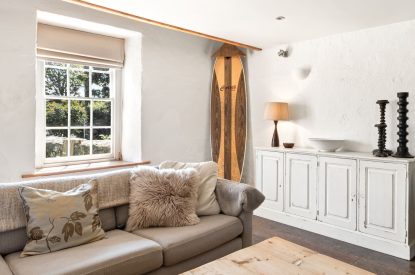 The living room at Chapel Cottage, Pembrokeshire