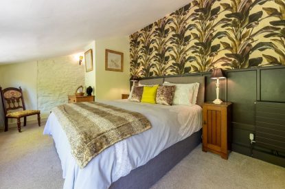 A double bedroom at Thatch Corner, Somerset
