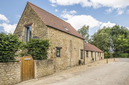 The exterior of The Milking Parlour, Wiltshire 