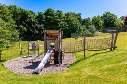 The adventure play ground at Fern House, Devon