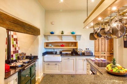 The kitchen at Georgian House, Devon