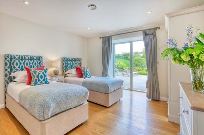 A bedroom at Serenity Retreat, Devon