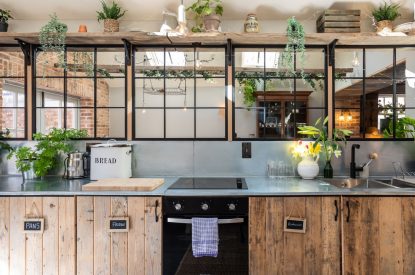 The kitchen at Southside Townhouse, Cheshire