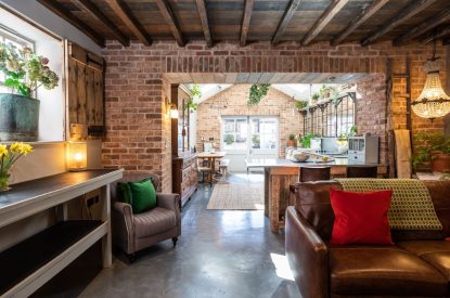 The living space at Southside Townhouse, Cheshire