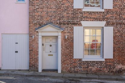 The entrance to Southside Townhouse, Cheshire