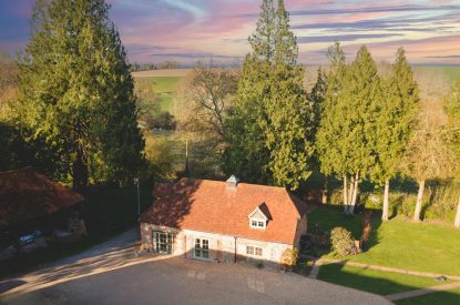The exterior of Brightwaters Stables, Hampshire