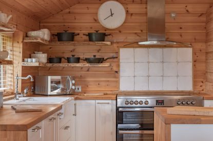 The kitchen at Fell Lodge, Lancashire 
