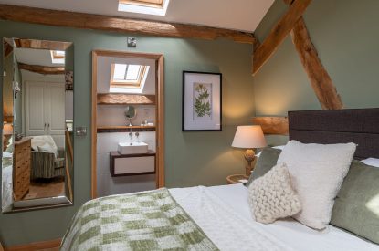 A double bedroom at Ribble Valley Barn, Lancashire