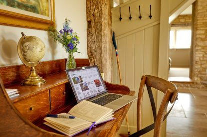 Workspace at The Barn at Ampneyfield, Gloucestershire