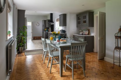 The kitchen at Hedge Farmhouse, Buckinghamshire