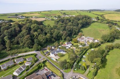 Aerial view of Little Haven, Gower