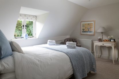 A double bedroom at Fairmile Cottage, Oxfordshire