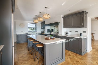 The kitchen at Groeslon, Anglesey
