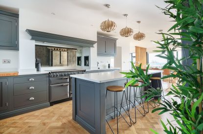 The kitchen at Groeslon, Anglesey