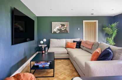 The games room at Groeslon, Anglesey