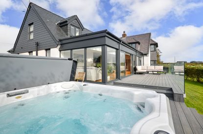 The exterior at Groeslon, Anglesey