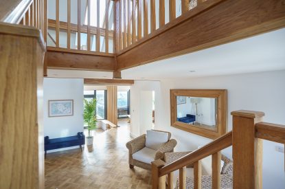 The hallway at Groeslon, Anglesey