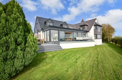 The exterior at Groeslon, Anglesey