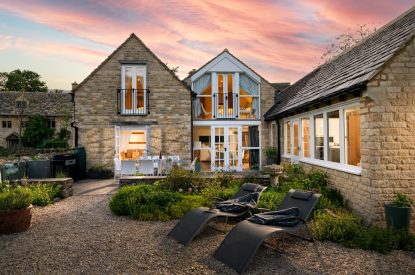 The garden at Meadow Cottage, Cotswolds