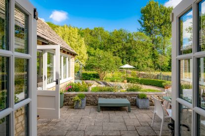 The garden at Meadow Cottage, Cotswolds