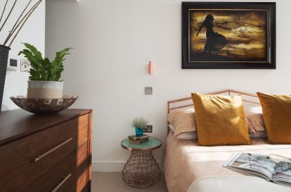 A double bedroom at Fable Cottage, Cornwall