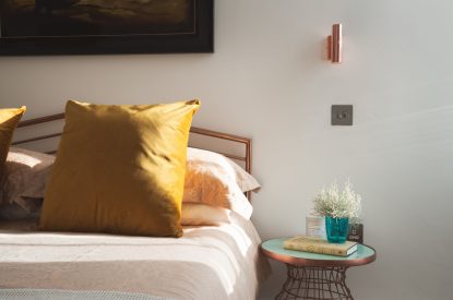 A double bedroom at Fable Cottage, Cornwall