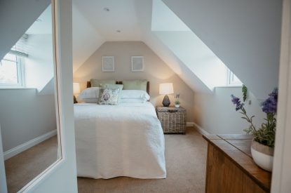 A double bedroom at Bay Tree Cottage, Cotswolds